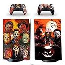 Vanknight PS5 Digital Edition Console Controllers Cover Vinyl Skin Decals Stickers for Play Station 5 Digital Console Horrors