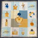 BOTELLAS DE PERFUME DE LUJO PATRICK STOFFEL Bufanda de seda dorada azul dior Jaipur Hermes