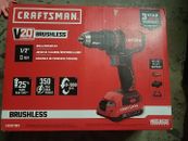 New In Sealed Box Craftsman CMCD710C1 20V Max BRUSHLESS Cordless Compact Drill