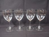 Lot of 4 BILTMORE WINE GLASSES FROM THE FAMOUS BILTMORE ESTATE Authentic