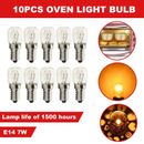 10x E14 Salt Lamp Globe Bulb 7W Light Bulbs 240V Refrigerator Oven Replacement