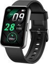 Smartwatch Bluetooth Touchscreen Herren Damen Fitness Tracker Armband Pulsuhr DE