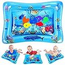 VATOS Tummy Time Water Mat Inflatable Baby Water Play Mat for Kids Perfect Sensory Toys for Baby Early Development Activity Centers for Infants & Toddlers 3 6 9 Months Newborn Girls Boys