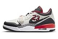 Nike Air Jordan Legacy 312 Low Uomo Trainers FJ7221 Sneakers Scarpe (UK 11 US 12 EU 46, Sail Black White Gym Red 101)