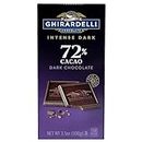 Ghirardelli Intense Dark 72% Cacao Chocolate Bar - 3.5oz