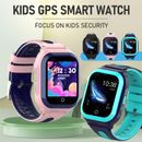 Kids Tracker Smart Watch 4G SIM Camera SOS Video Voice Call LBS WIFI Location