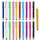 CKANDAY 21 Pack Stylus Pen Set, Universal Touch Screen Capacitive Styli Compatible with iPad, iPhone 6 6s 7 7s 8 Plus Kindle Samsung Note S5 S6 S7 Edge S8 Plus Tablet Digital – 11 Color