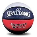 Spalding Varsity TF-150 Outdoor Basketball, Red, White & Blue - Size 5