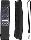 ADDGRIP Silicone Samsung Tv Remote Cover Compatible with Samsung Smart Tv Remote BN59-01312A QLED 8K 4K Smart TV Remote Protective Case with Remote Loop - (Remote Control not Included) (Black Color)