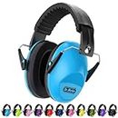 Dr.meter Ear Muffs for Noise Reduction SNR27.4 Noise Cancelling Headphones for Autism with Adjustable Headband - Kids Ear Protection for Airplane, Fireworks, Concerts and Football Game - Blue