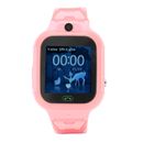 (Rose) 4G Kids Smart Watch GPS Tracker IP67 Étanche 1.44in Écran