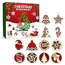 Chirstmas Mini Ornaments Decoration for Christmas|Christmas Tree Decoation Items|Xmas Tree Hanging Decoration item|Pack of 12pcs