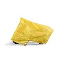 TUFFPAULIN Scooty Cover, Standard Size, Yellow, UV Protection & Water Resistant Dustproof Plastic Scooty Body Cover for Two Wheeler Scooter, Motor Cycle with Carry Bag-1 No.