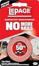 LePage 2125574 No More Nails Mounting Tape, 1 Roll