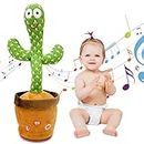 Ava's Toys Contrôle du Volume Cactus Dansant - Enregistreur Vocal Jouets pour bébé - Cactus en Peluche Parlant et Chantant - Jouets éducatifs, Jouets d'apprentissage