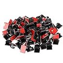 GWHOLE 100Pcs 3M Adhesive Cable Clips Cord Organizer Wire Management for Car, Office and Home