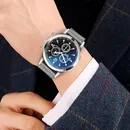 Uhr Für Männer Luxus Casual Uhren Quarzuhr Zifferblatt Bracele Uhr Uhren Para Hombre שעון לגבר