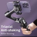 Axis Handheld Gimbal Stabilizer for Smartphone with Fill Light