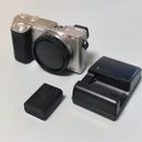 Sony α6000 A6000 ILCE-6000 Mirrorless Camera E 3.5-5.6 PZ 16-50mm Zoom Lens Used