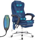 Office Chair Massage Computer Gaming Chairs Desk Swivel Recliner Chair Footrest