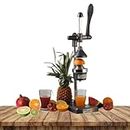 BERG Aluminium Hand Press Citrus Fruit Juicer, Cold Press Juicer, Manual HandPress Juicer and Squeezer for Fruits -Home And Kitchen
