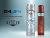 Cuba Paris Winner For Men EDT Spray 100 ml Eau De Toilette Profumo Uomo