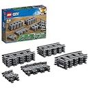 LEGO 60205 City Pack de Rails, Ensemble d'Accessoires d'Extension City Train