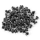 100 pcs Momentary Tactile Push Button Switch Mini Micro Tact Switch Accessory 6 x 6 x 8mm Interrupteur Tactile Léger à Broche Plastic + Iron for Home Appliance