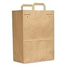 General Supply SK1670EZ300 1/6 BBL Paper Grocery Bag 70lb Kraft Standard 12 x 7 x 17 300 bags