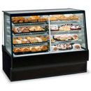 Federal SGR7748DZ 77" Full Service Bakery Case w/ Straight Glass - (4) Levels, 120v, Refrigerated/Dry, Black