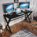 LAD Workspaces The X Table 5 Feet - Engineered Wood Study Table, Laptop, Computer Table Desk for Home & Office Black