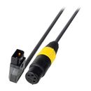 Laird Digital Cinema PowerTap Male to 4-Pin XLR Female Power Cable (1'/0.3 m) AB-PWR3-01