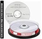 Premium Brand Blank DVD-R 4.7 GB 16X Professional Disk (Pack of 10 Disk)
