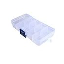 10 15 Grid can be remov Transparent Plastic Small Box kit Storage Box Jewelry Jewelry Box Electronic Components Parts Finishing (10 Grid)
