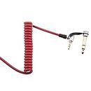 Ecomspace Replacement Aux Auxiliary Cable Wire Cord for Monster Solo Beats Studio Headphones by Dr Dre Solo Studio Solohd Headphones Cable Red