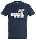 Urban Backwoods UFO Beam Me Men T-Shirt Blue Size 4XL