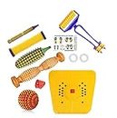 Ella Health & Beauty Manual Acupressure 2000 Wooden Full Body Massager Tool Kit Combo with Power Mat
