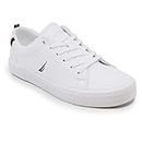 Nautica Sneakers Low-Top Lace Up Shoe for Boys Girls-Graves Youth-White Pu-5