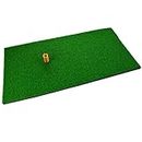 SUMERSHA Golf Mat 12"X24" Residential Practice Hitting Rubber Tee Holder Realistic Grass Putting Mats Portable Outdoor Sports Training Turf Ment Indoor Office Equipment