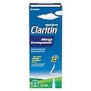 Claritin Allergy Decongestant Nasal Spray, Fast Acting Relief, 25ml