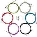 Replacement Cable for Speed Jump Rope, 6pcs 10ft Stainless Steel Wire with Polymer Coating for High Speed Jump Ropes