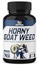 Horny Goat Weed Capsules - 180 Capsules - 7000mg Herbal Equivalent - Maca, Ginseng, Tribulus Terrestris, Ashwagandha - Performance and Energy Support - 6 Months Supply