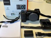 Sony Alpha A6000 24.3MP Black Mirrorless Digital Camera Body ILCE-6000