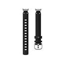 Fitbit Luxe, Leather Alternative Band,Black,Small