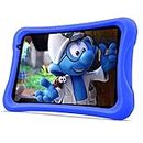 PRITOM 8 inch Kids Tablet, Quad Core Android Tablet, 64GB, WiFi, Bluetooth, Dual Camera, Educationl, Games,Parental Control, Kids Software with Kids-Tablet Case(Blue)