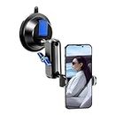 Cell Phone Car Holder - Suction Cup Phone Holder, Car Phone Holder Mount | Adjustable Car Phone Stabilizer, Car Accessories with Universal Arm for Taking Photos, Video Recording Windshield, Dashboard