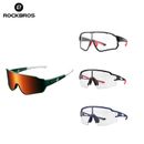 ROCKBROS Polarized Sunglasses Bicycle Bike Cycling Photochromic Sunglasses UV400