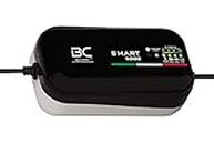 BC Battery Controller SMART 5000 - 12V 1A/5A - Caricabatteria con compensazione automatica della temperatura - 4 programmi di carica per batterie auto, batterie moto, Start&Stop e Power Supply