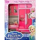 CATRON Plastic Origin Frozen Modern Kitchen Set, 2 Door Modern Modular Play with Cooking Toy Refrigerator & Full Accessories for Kids Girls 2 Door Toys (Multicolor)
