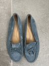 Women’s Blue Suede Moccasin Shoes By Michael Kors Size 7/40 Hardly Worn *